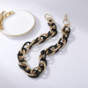 Gold Color Statement Matte Chunky Twist Chain Choker Necklaces For Women Boho Splicing Ethnic Necklace Girls Jewelry