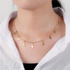Gold Color Tassel Lightning Necklace for Women Girl Choker Pendant Chain Necklaces Jewelry Accessories Necklace 2021 New