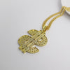 Gold Color US Dollar Pendant Necklace For Men Gangster Chain Accessories Hiphop Rap Jewelry Money For Women/Men Bling Jewelry
