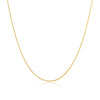 Gold Color Women Snake Chain Necklace 1mm Ultra Thin Round Choker Necklace Stainless Steel Valentines Gift 16" to 20"