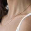 Gold Color Women Snake Chain Necklace 1mm Ultra Thin Round Choker Necklace Statement Jewelry Valentines Gift