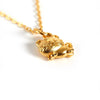 Gold Color Zodiac Chinese Year Mascot Year of The Tiger Cute Necklace For Men Women  Jewelry Birthday Gift 1PC 2022