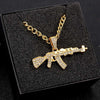 Gold Dollar Sign Shape Alloy Crystal Pendant Necklace Hip Hop Jewelry For Men Boy Birthday Party Gift Wedding Male Accessories