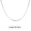 Gold Flat Blade Chain Choker Necklace Women Sexy Flat Snake Chain Jewelry Gift