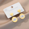Gold Plated Butterfly Earrings for Women Romantic Stainless Steel Earrings 2023 Trend Couple Wedding Jewelry Christmas Gifts