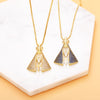 Gold Plated Our Lady of Aparecida Necklace for Women Copper Box Chain Necklace Catholic Jewelry Virgen de guadalupe