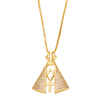 Gold Plated Our Lady of Aparecida Necklace for Women Copper Box Chain Necklace Catholic Jewelry Virgen de guadalupe