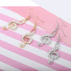 Gold Silver Color Music Note Earrings for Women Jewelry Female Earrings 2022 Design