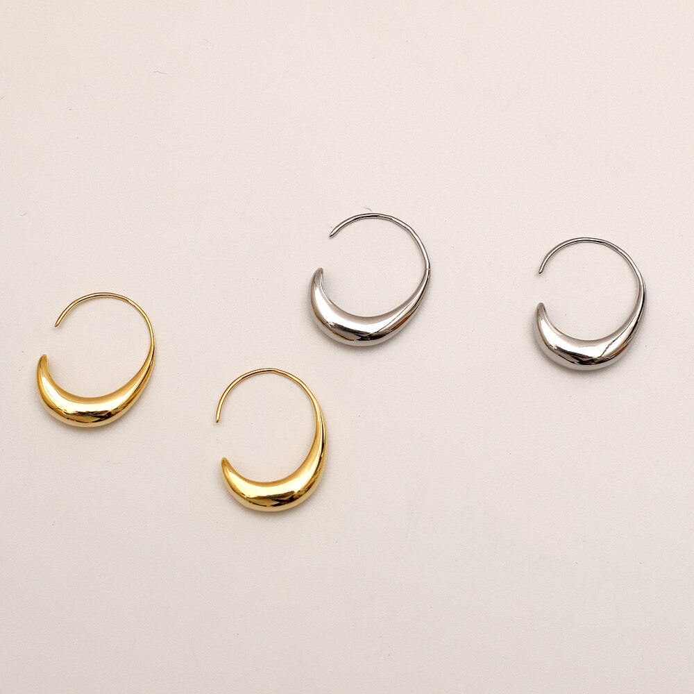 Gold Silver Color Small Rond Earring for Women Party Female Gifts Piercing Earrings Simple Korean Jewelry 2022