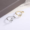 Gold Silver Colour Aircraft Opening Adjustable Rings For Women Designer Jewelry Gift Female  Items GaaBou