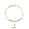 Gold Style, Metal 2021 Short Cool Necklace, Party Banquet Alloy Simple Geometric Clavicle Chain, Suitable for Men and Women