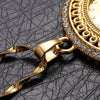 Gold and Crystal Allah Pendant and Necklaces for Women Middle East Islam Muslims Jewelry Arab Gifts Middle East Jewelry