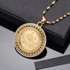 Gold and Crystal Allah Pendant and Necklaces for Women Middle East Islam Muslims Jewelry Arab Gifts Middle East Jewelry