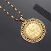 Gold and Crystal Allah Pendant and Necklaces for Women Middle East Islam Muslims Jewelry Arab Gifts Middle East Jewelry