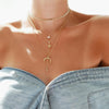 Gold color Choker Necklace for women Cross moon star eye Pendant Chain Necklaces & Pendants Laces velvet chokers  Jewelry