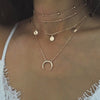 Gold color Choker Necklace for women Cross moon star eye Pendant Chain Necklaces & Pendants Laces velvet chokers  Jewelry