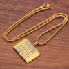 Gold color Holy Bible Book Pendant Necklace Christian Book Link Chain Hip hop necklaces Unisex Jewelry Gifts For women Men