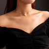 Gold star choker necklace from outer banks sarah cameron necklace star chain dainty necklace beach jewelry gift for Obx fan