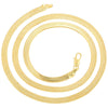 Golden Blade Chain Color Preservation and Fading Flat Snake Bone Chain DIY Necklace European and American Jewelry