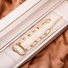 Golden Silverly Bracelets CZ Stone Crystal Screw for Woman Pave Carabiner Lock Oval Chain Bracelet Zirconia Punk Jewelry Gifts