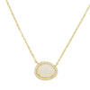 Gorgeous Big white Austrian Crystals Pendant Necklace for Women New Trendy Jewellery 925 silver Golden Necklaces Pendants Gifts