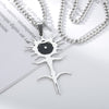 Goth Ghostemane Necklace Stainless Steel Charm Necklaces for Women Silver Color Chain Necklaces Jewelry Gift colgantes mujer