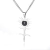 Goth Ghostemane Necklace Stainless Steel Charm Necklaces for Women Silver Color Chain Necklaces Jewelry Gift colgantes mujer