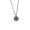 Goth Hiphop/Rock Metal Geometry Circular Smile-Face Chain Necklace for Boys Girl Grunge Indie Igirl Collar Aesthetic Accessories