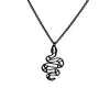 Goth Hollow Snake Pendant Necklace for Women Men Stainless Steel Gold Color Necklaces 2023 Trend Aesthetic Jewelry collares