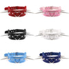 Goth Long Spike Choker Necklace Punk PU Leather Collar For Women Men Cool Big Rivets Studded Chocker Jewelry Gothic Accessories