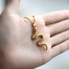 Goth Snake Necklace For Women Girls Stainless Steel Gold Color Choker Necklace Pendant Collares Boho Aesthetic Jewelry femme