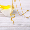 Goth Snake Necklace For Women Girls Stainless Steel Gold Color Choker Necklace Pendant Collares Boho Aesthetic Jewelry femme