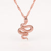 Goth Snake Pendant Necklace For Women Stainless Steel Gold Color Necklaces 2023 Trend Aesthetic Jewelry choker collares mujer