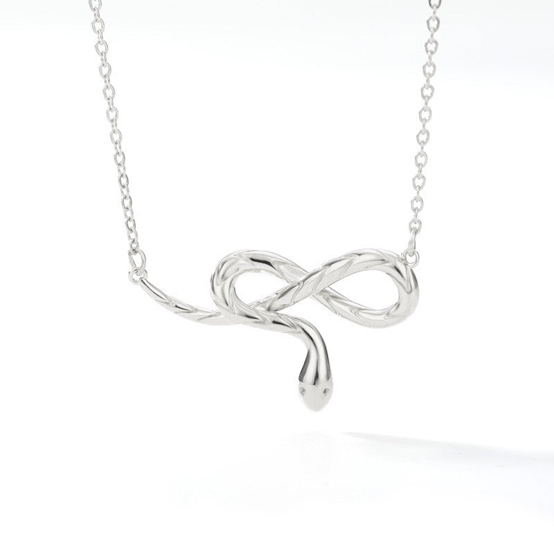 Goth Snake Pendant Necklace For Women Stainless Steel Gold Color Necklaces 2023 Trend Aesthetic Jewelry choker collares mujer