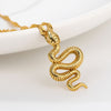 Goth Snake Pendant Necklace For Women Stainless Steel Gold Color Necklaces 2023 Trend Aesthetic Jewelry choker collares mujer