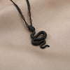 Goth Snake Pendant Necklace For Women Stainless Steel Gold Color Necklaces 2023 Trend Aesthetic Jewelry choker collares mujer