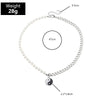 Goth Tai Chi Gossip Yin Yang Necklace for Women Beads Punk Vintage Pearl Necklace Charms Y2K Jewelry 90s Aesthetic Gifts