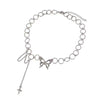 Goth Vintage E Girl Butterfly Choker Grunge Fairy Core Hollow Chain Necklace Harajuku Collar Streetwear goblincore Accessories