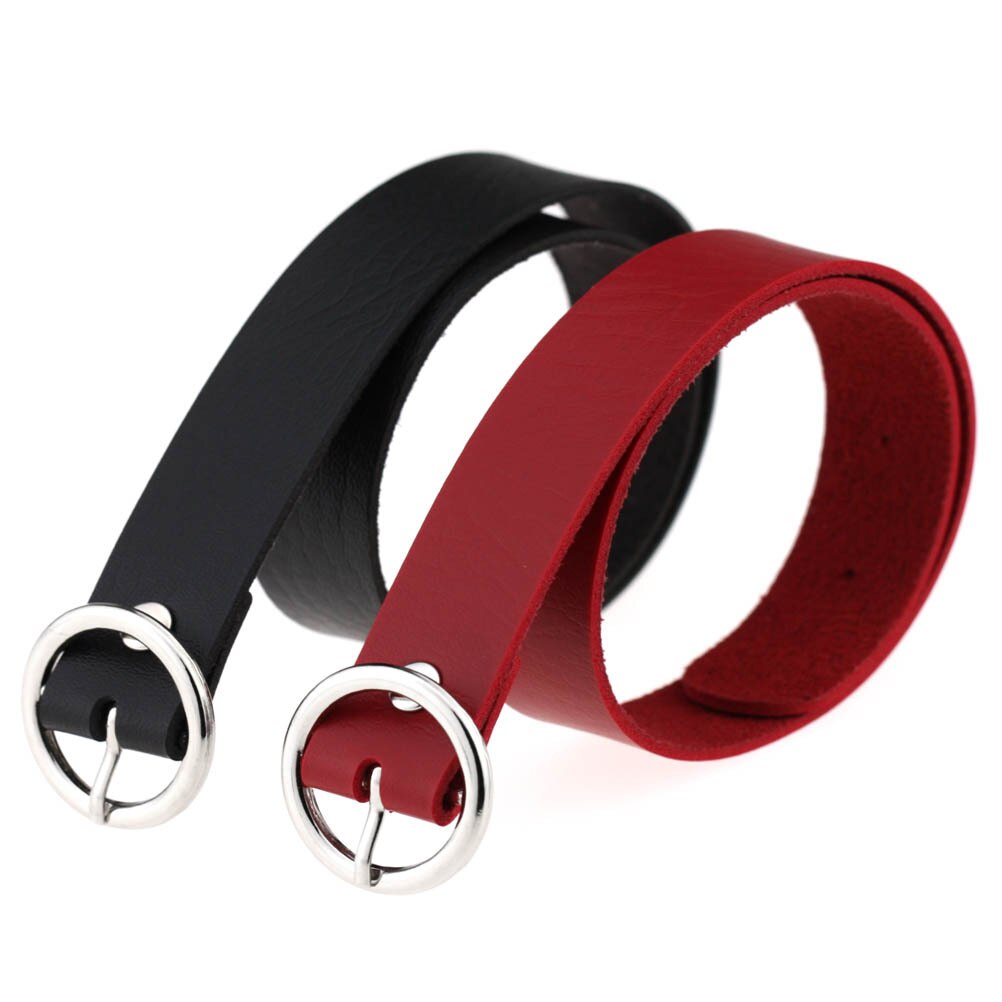 Gothic Faux Leather Choker Necklace For Women Vintage Harajuku Round Chokers Collar Punk Cosplay Jewelry Gift