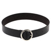 Gothic Faux Leather Choker Necklace For Women Vintage Harajuku Round Chokers Collar Punk Cosplay Jewelry Gift