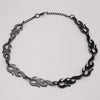Gothic Harajuku Streetwear Flame Choker Necklace Punk flame chain necklaces collares Women Men Gift Hip Hop steampunk Jewelry