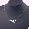Gothic Harajuku Streetwear Flame Choker Necklace Punk flame chain necklaces collares Women Men Gift Hip Hop steampunk Jewelry