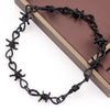 Gothic Iron Thorns In Choker Necklace Harajuku Blade Suspension Necklaces Women Men Long Chain Colar Gifts For Friends Jewelry