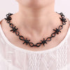 Gothic Iron Thorns In Choker Necklace Harajuku Blade Suspension Necklaces Women Men Long Chain Colar Gifts For Friends Jewelry