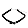 Gothic Lolita Black Leather Collar Choker Girl Jewelry On The Neck Statement Punk Style Necklace Jewelry For Women
