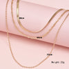 Gothic Multi-layer Gold Snake Chain Choker Necklace for Women Men Punk Twist Chain Clavicle Necklace Party Jewelry Accessories