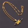Gothic Necklace Jamaica Map and National Flag Pendant Necklaces Gold Color Jewelry Jamaican Gifts Accesorios Mujer