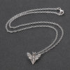 Gothic Skull Moth Layered Necklace Vintage Women Simple Wiccan Death Moth Jewelry Butterfly Insect Pendant Punk Necklace