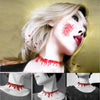 Gothic Style Red Blood Drip Necklace For Women Red Dripping Blood Unique Choker Necklaces Horror Party Halloween Punk Jewerly