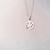 Gothic Style Smile Face Neck Pendant Women Men Long Chain Goth Necklace Couple Jewelry 2021 Cool Streetwear Kpop Collar For Girl